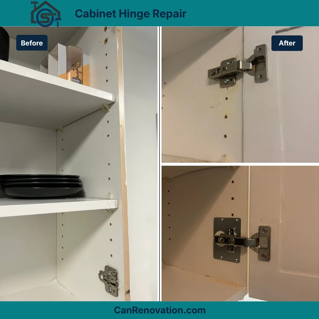 Cabinet Door Hinge Repair – North York